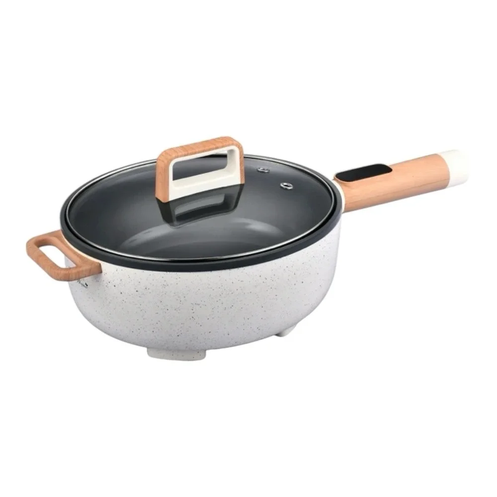 🔥The Pioneer Woman🖤🤍🖤 3.5L Electric Skillet, Linen‎ Speckle-NEW! - Picture 2 of 7